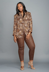 The Bombshell Silk Blazer