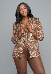 The Bombshell Silk Blazer