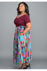The Colorful Circle Skirt