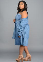The Patchwork Denim Dress