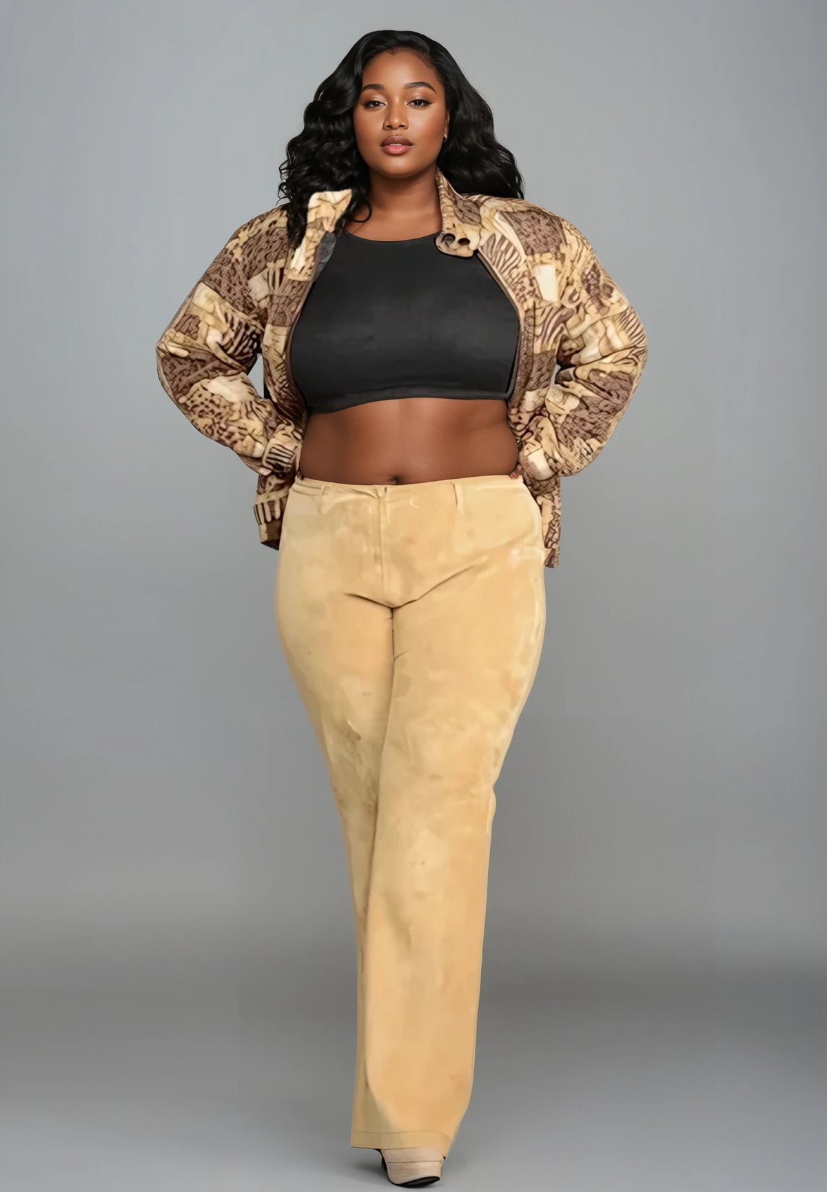 Mustard Suede Pants*